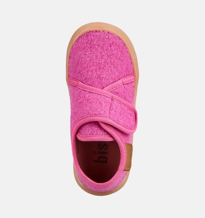 Bisgaard Pantoufles en Rose pour filles (381023) - pour semelles orthop&eacute;diques