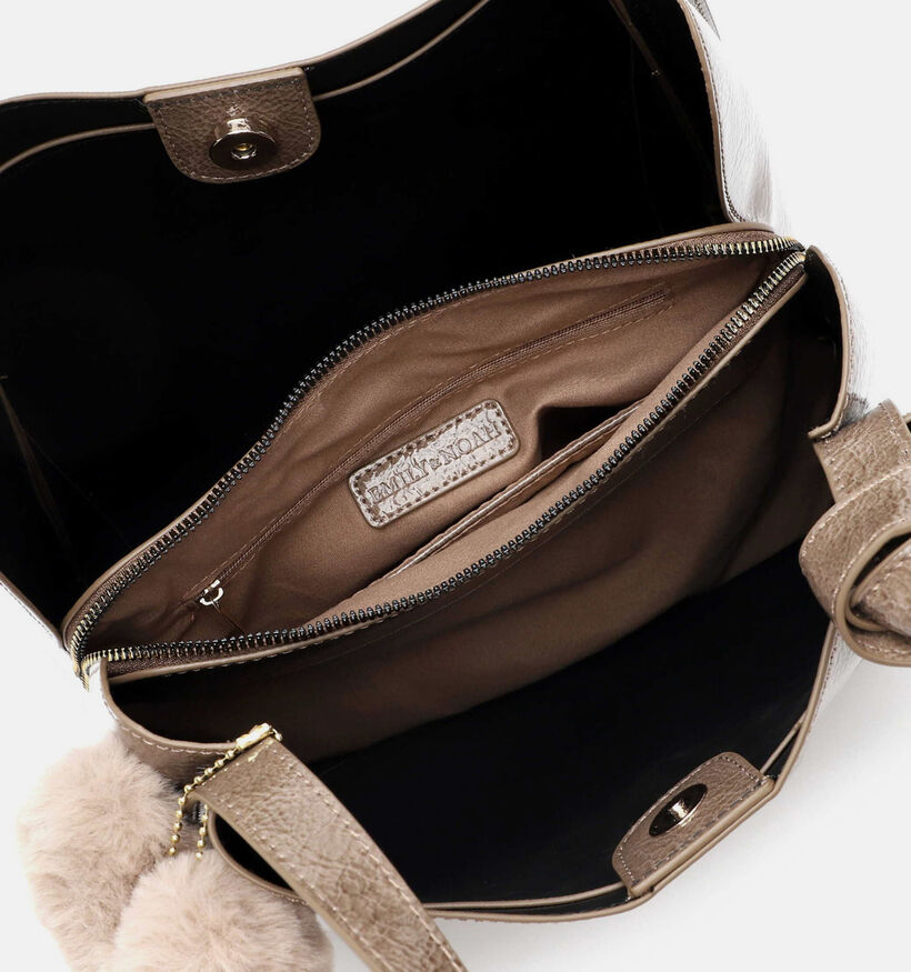 Emily & Noah Leana Sac &agrave; main en Taupe pour femmes (378861)