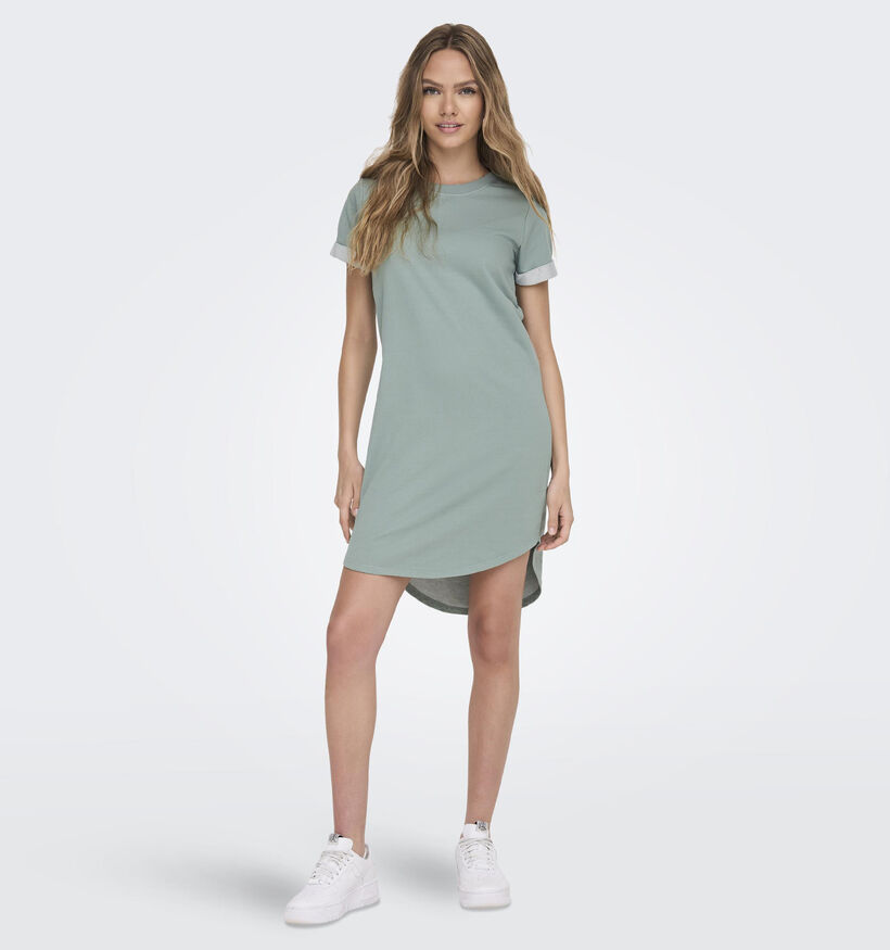 JDY Ivy Groene T-shirt jurk voor dames (346900)