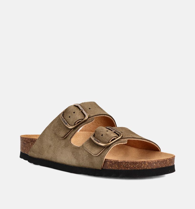 Scholl Josephine Kaki Slippers voor dames (369871)