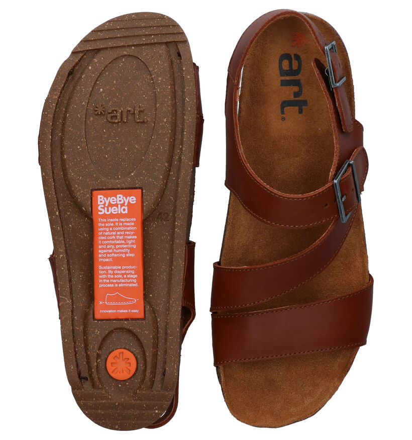 Art Cognac Sandalen in leer (288782)