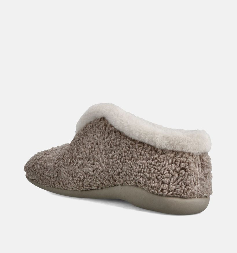 Hush Puppies Orge Pantoufles ferm&eacute;es en Taupe pour femmes (377680)