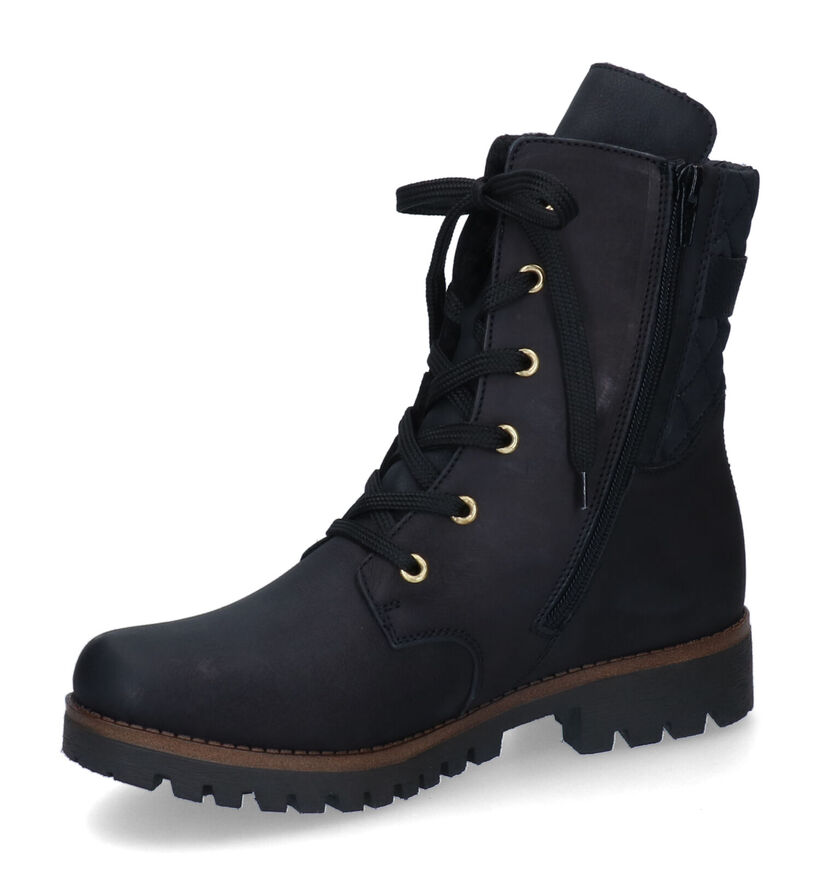 Rieker Zwarte Bottines in stof (297928)