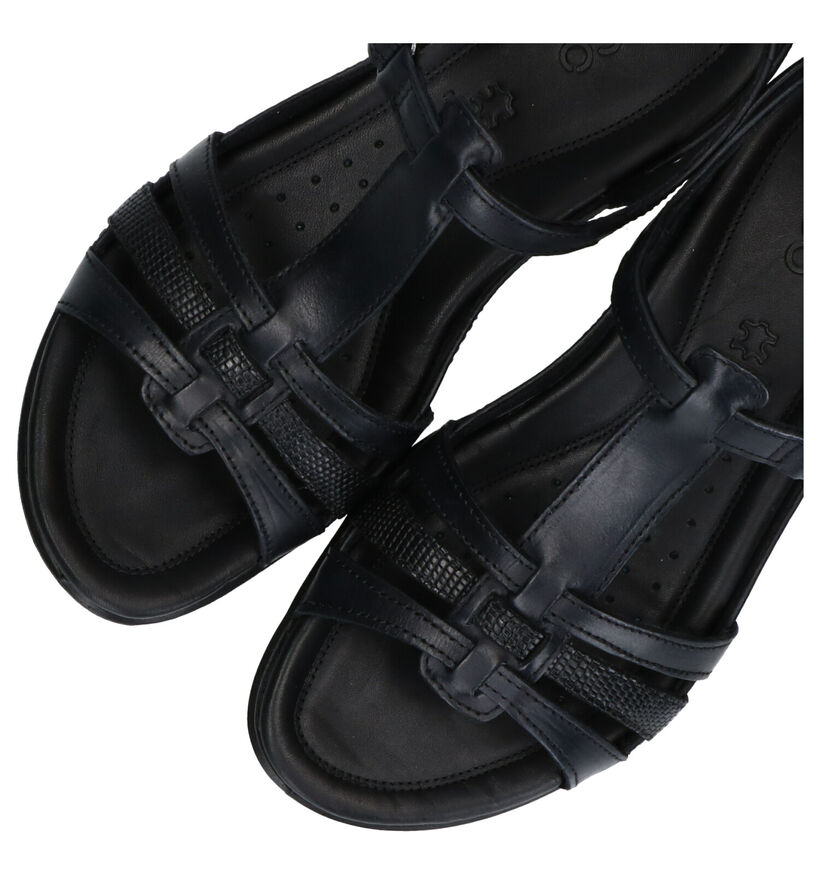 ECCO Flash Zwarte Sandalen in leer (287286)