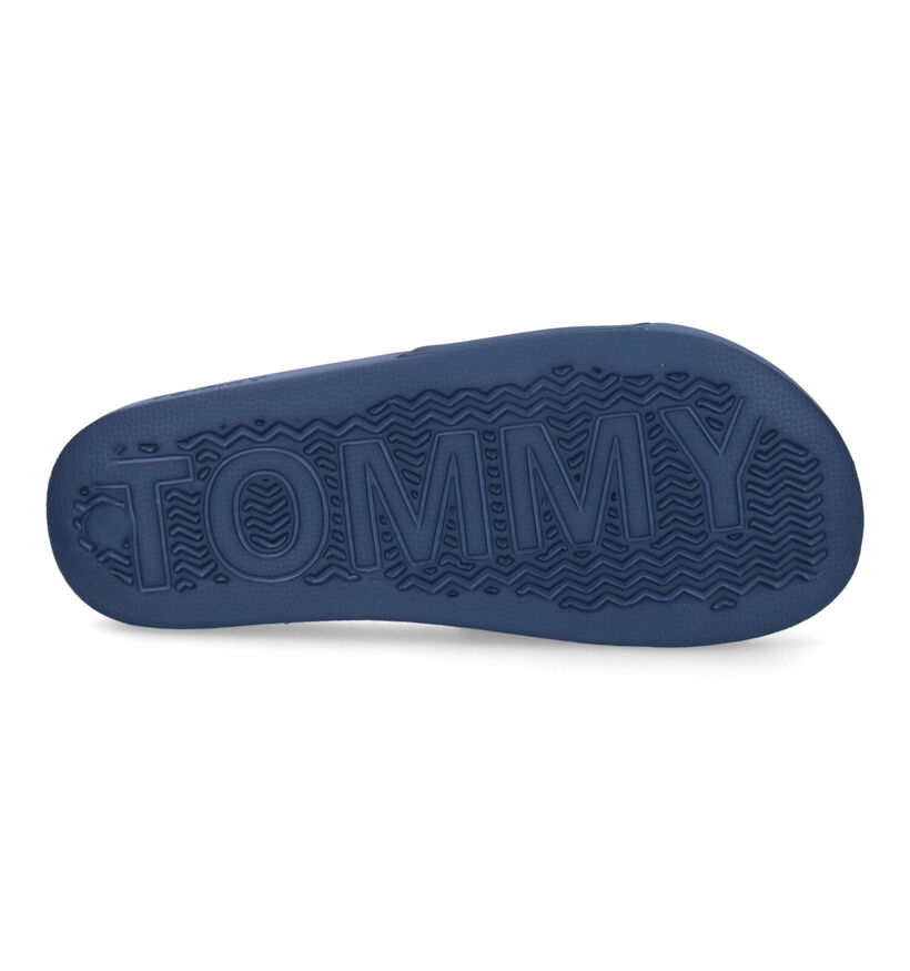 TH Tommy Jeans Flag Claquette de Piscine en Bleu pour femmes (303951)