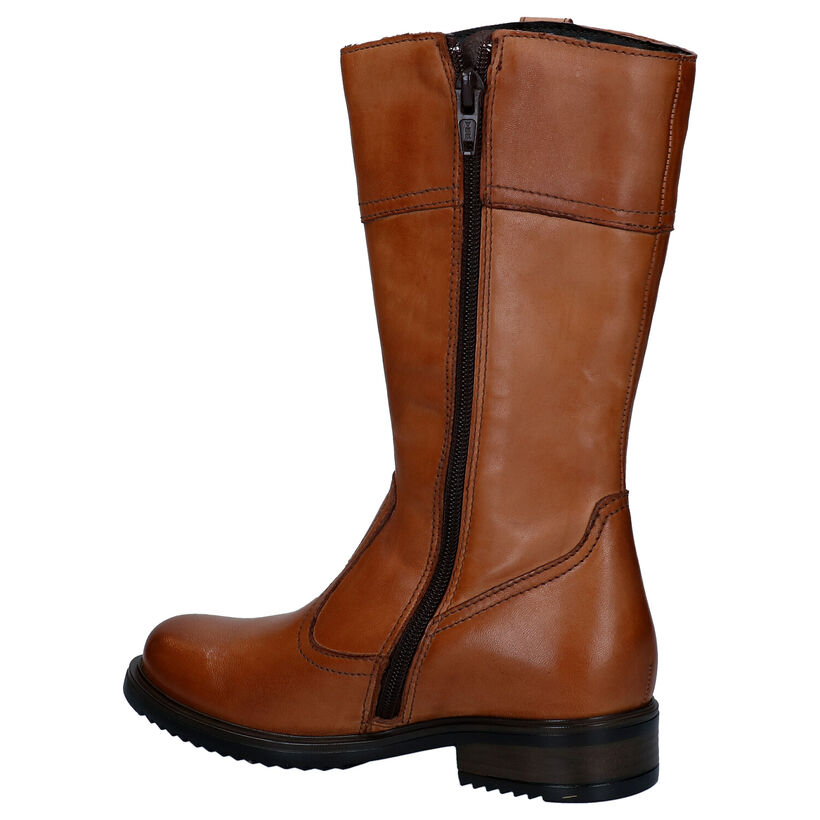 Loli Laly Bottes hautes en Cognac en cuir (298605)