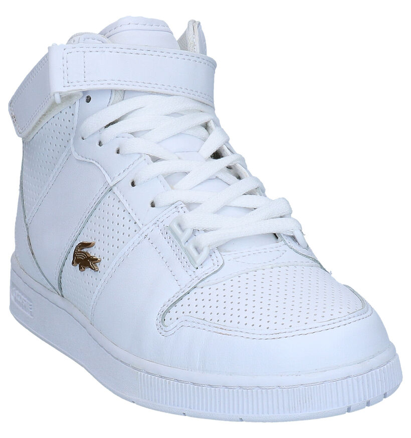 Lacoste Tramline Baskets en Blanc en cuir (266913)