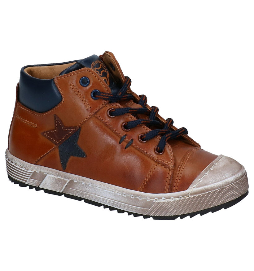 STONES and BONES Baset Chaussures hautes en Brun pour garçons (313875) - pour semelles orthopédiques