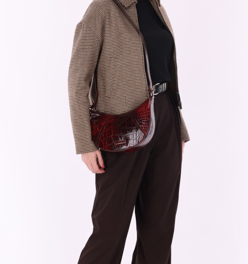 Burkely Colbie Sac port&eacute; crois&eacute; en Bordeaux pour femmes (380470)