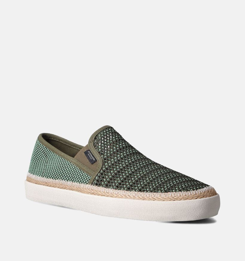 Scotch & Soda Espadrilles en Vert kaki pour hommes (353337)