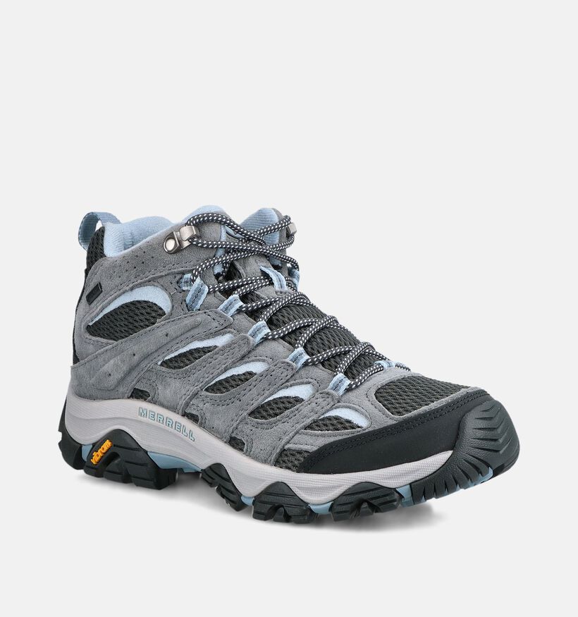 Merrell MOAB 3 Mid GTX Grijze Wandelschoenen voor dames (377645) - geschikt voor steunzolen