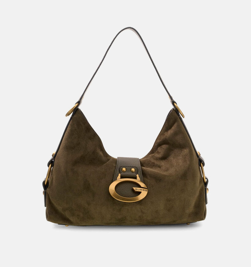 Guess Camden Sac &agrave; bandouli&egrave;re en Vert kaki pour femmes (381197)