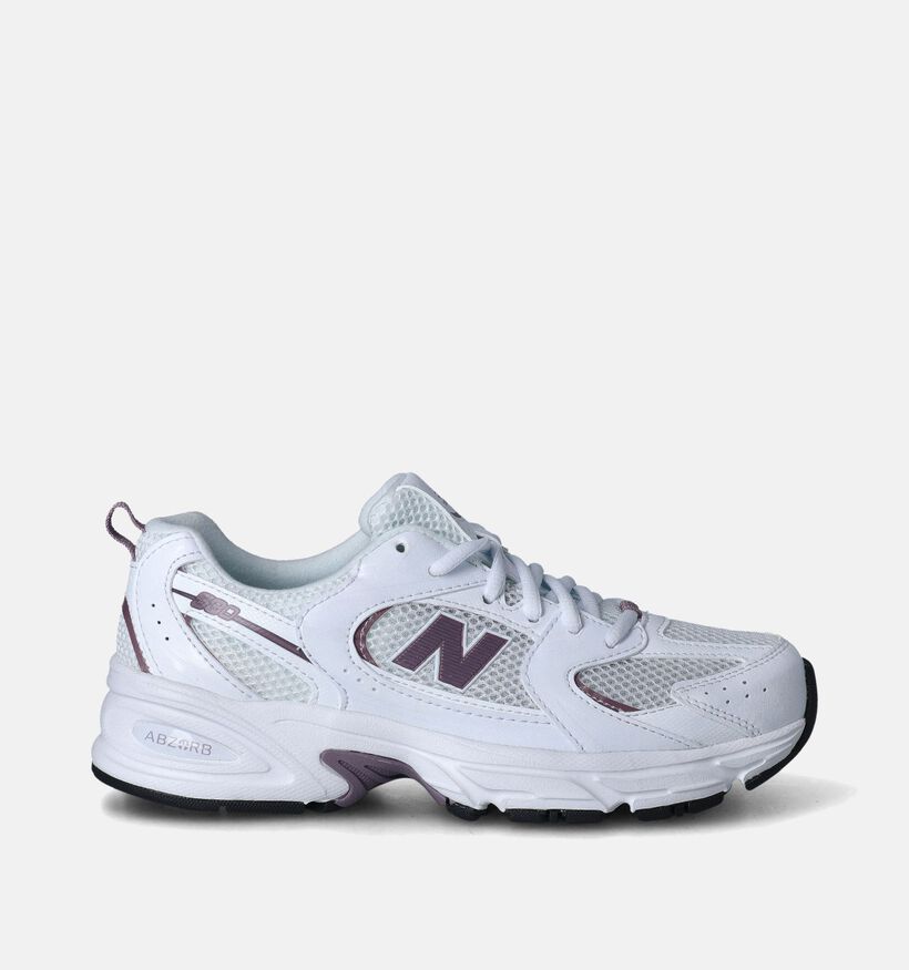 New Balance GR 530 Baskets en Argent pour filles, garçons (350580) - pour semelles orthopédiques