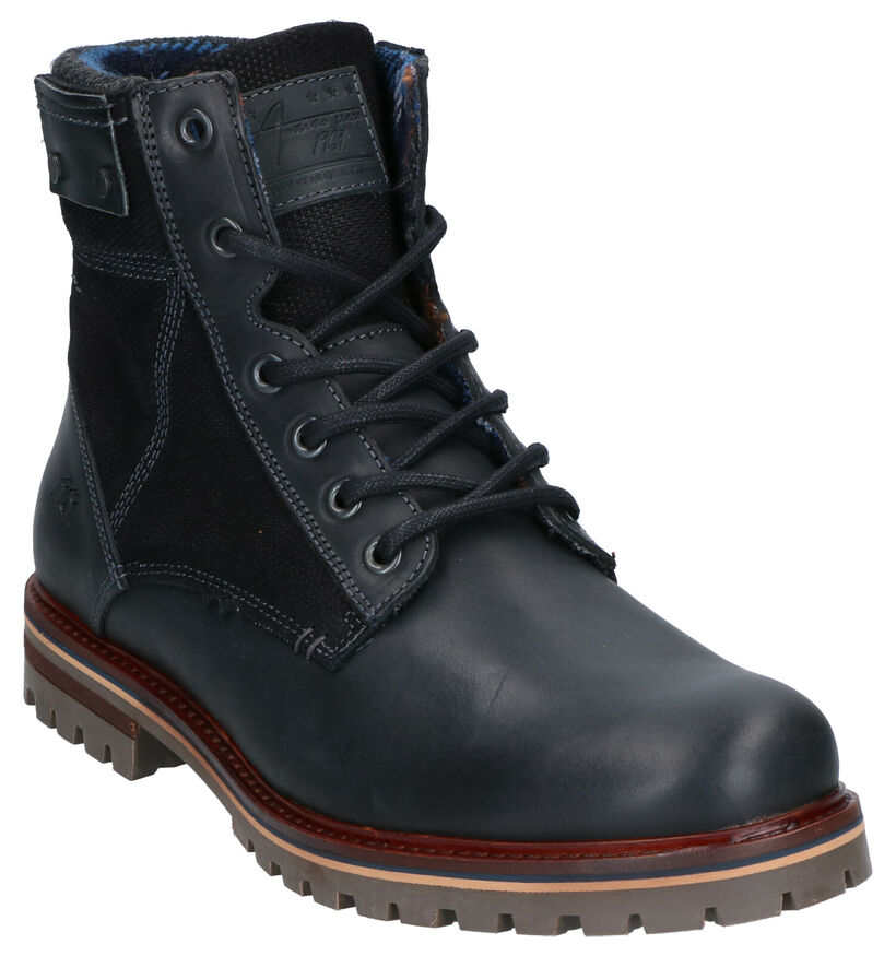 Bullboxer Grijze Boots in leer (256322)