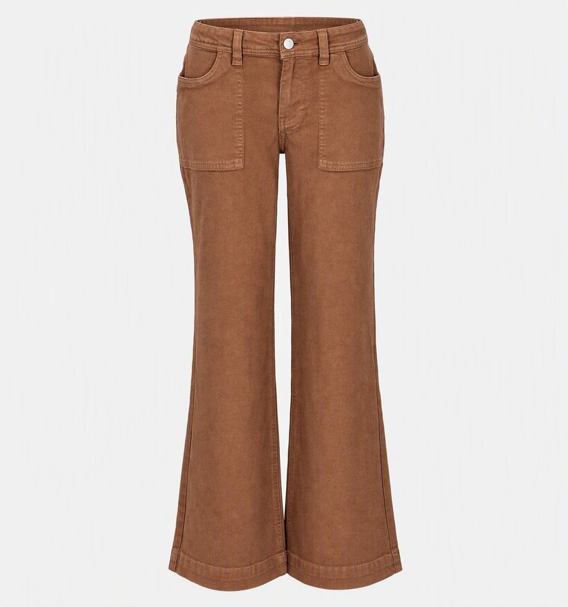 Desires Florence Donkerbruine Geklede Broek voor dames (379182)