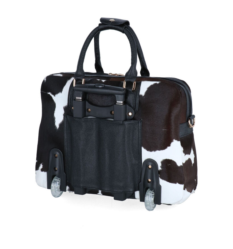 Olivia Lauren Cowhide Zwarte Laptoptas voor dames (364302)