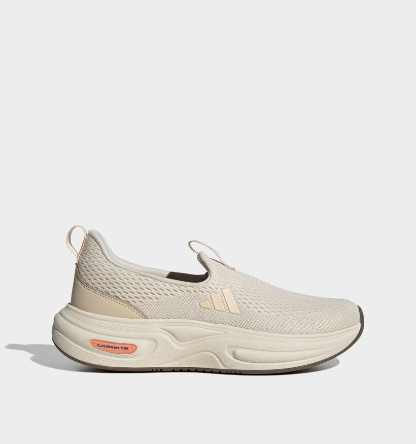 adidas Cloudfoam Cuxxion Lounge Lichtbeige Slip-ons voor dames (366752)