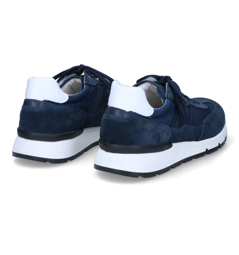 NeroGiardini Chaussures plates en Bleu foncé en daim (307882)