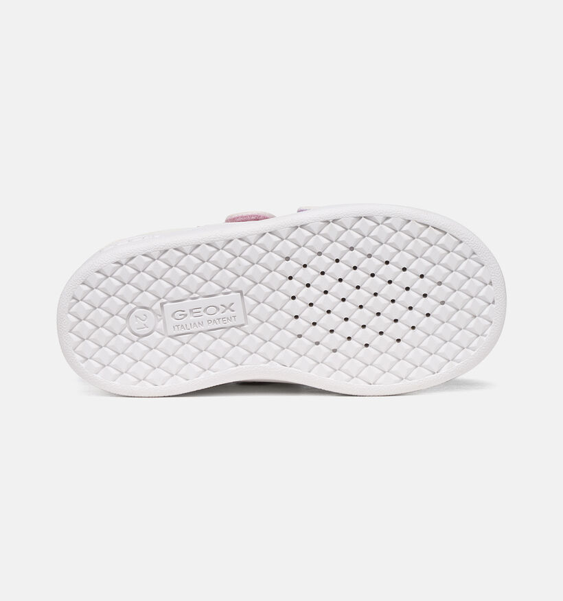 Geox Eclyper Ecru/Multi Babysneakers voor meisjes (377730) - geschikt voor steunzolen
