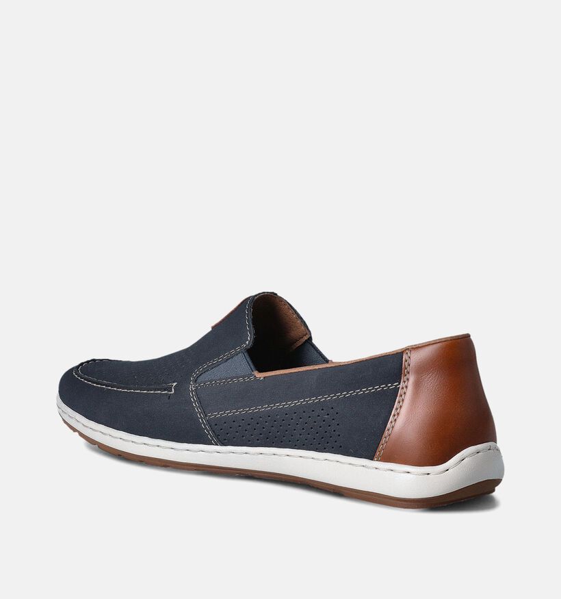 Rieker Chaussures à enfiler en Bleu pour hommes (354804)