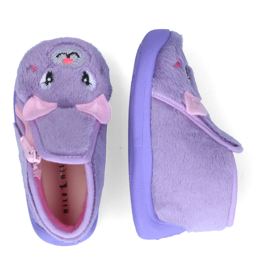 Milo & Mila Pantoufles pour bébé en Beige pour filles (348620)