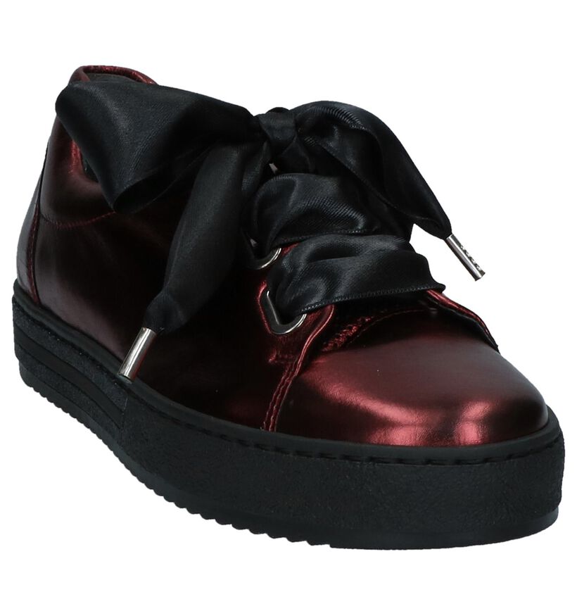 Gabor OptiFit Bordeaux Sneakers in leer (233936)