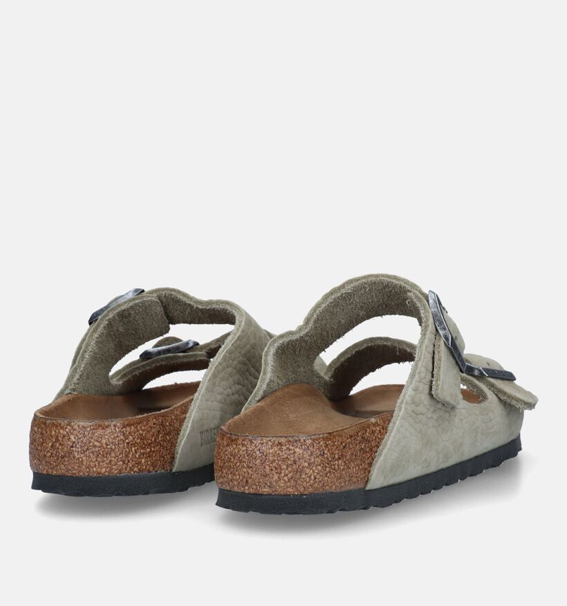 Birkenstock Arizona Kaki Slippers voor heren (330658)