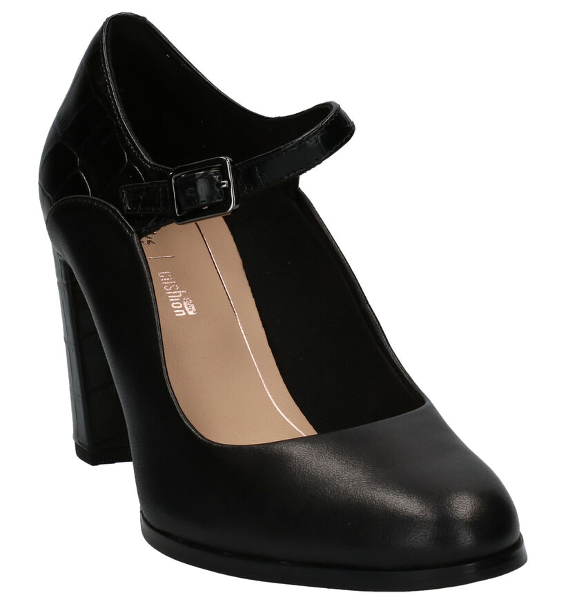 Clarks Kaylin Alba Escarpins en Noir en cuir (256174)