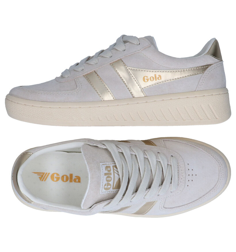 Gola Grandslam Pearl Grijze Sneakers in leer (289184)