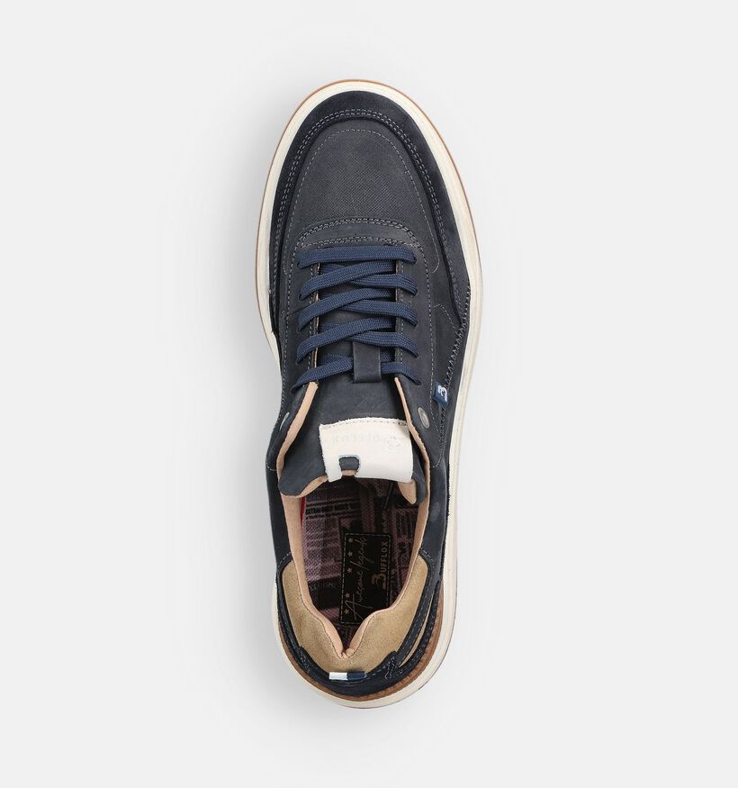 Bufflox Palma 2 Donkerblauwe Veterschoenen voor heren (370250) - geschikt voor steunzolen