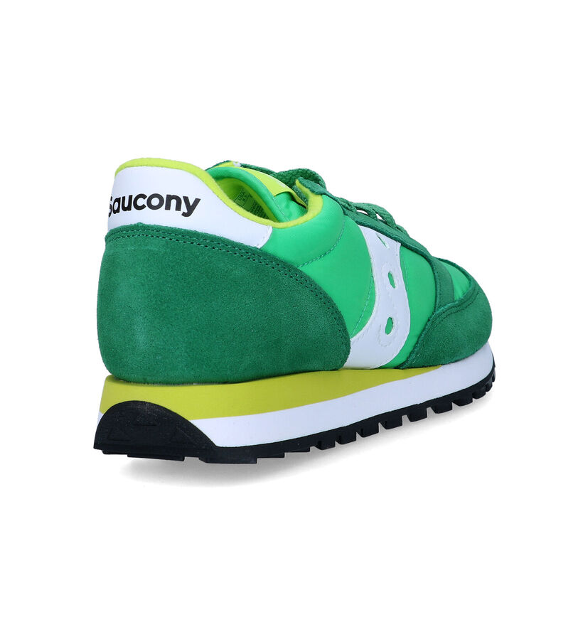 Saucony Jazz Original Baskets en Vert pour hommes (320935) - pour semelles orthopédiques