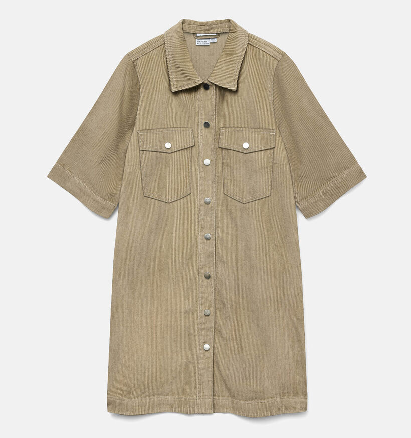 Vero Moda Fenja Robe chemise en Beige pour femmes (364501)