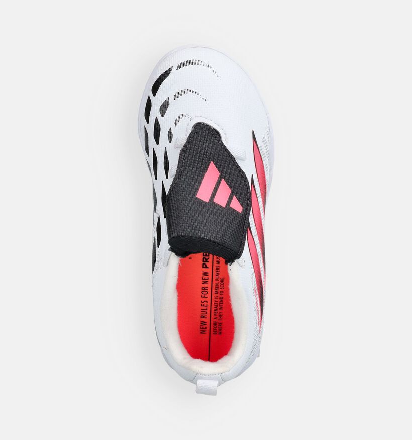 adidas Predator Club Chaussures de foot en Blanc pour gar&ccedil;ons, filles (375555)