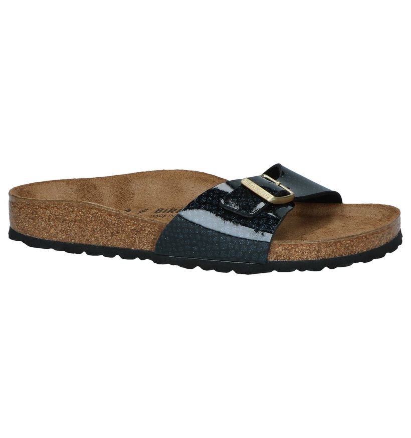 Birkenstock Madrid Nu-pieds en Noir pour femmes (302977)