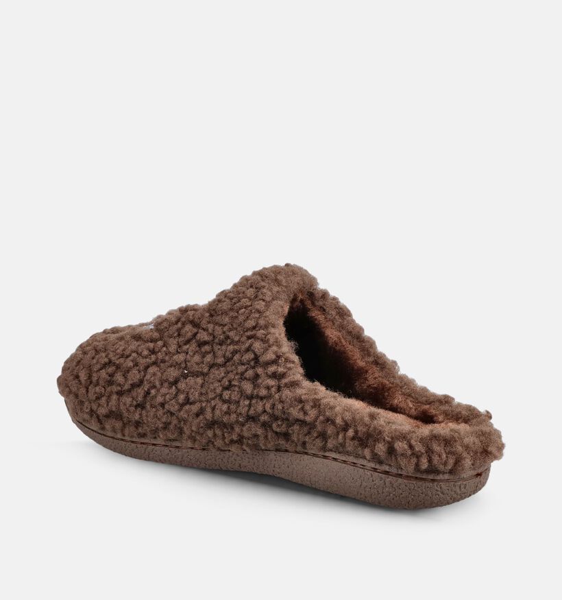 Torfs Home Pantoufles ouvertes en Marron pour femmes (381415)