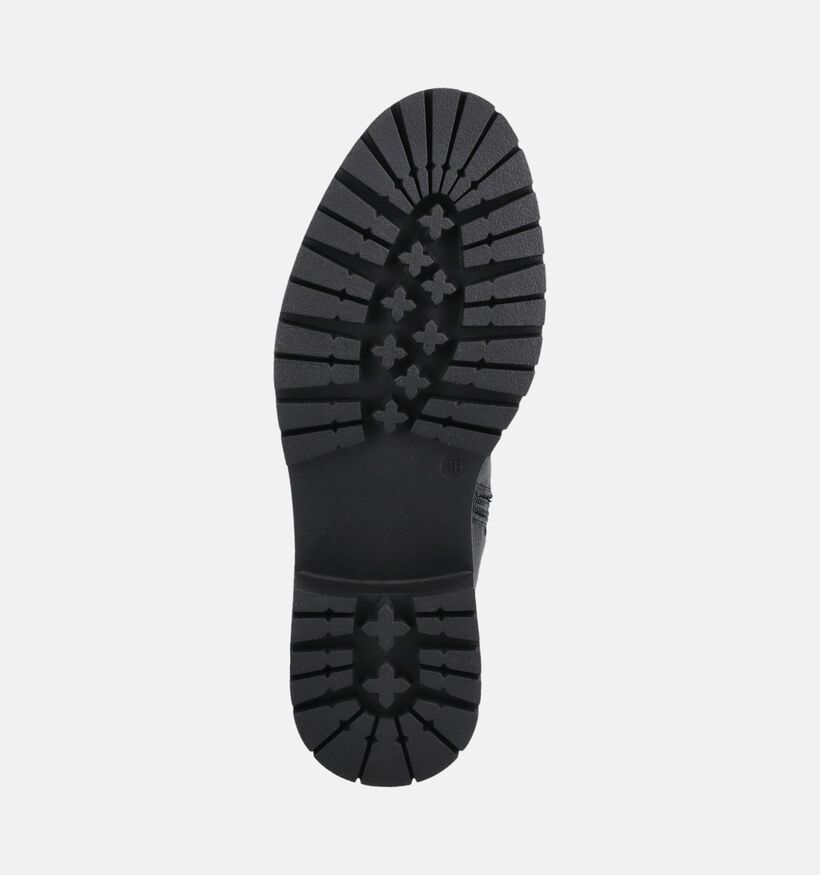 Posh by Poelman Bottes hautes en Noir pour femmes (380672)