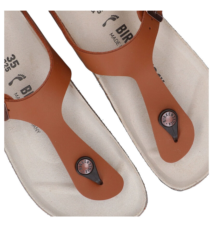 Birkenstock Gizeh Zwarte Teenslippers voor jongens (338075)