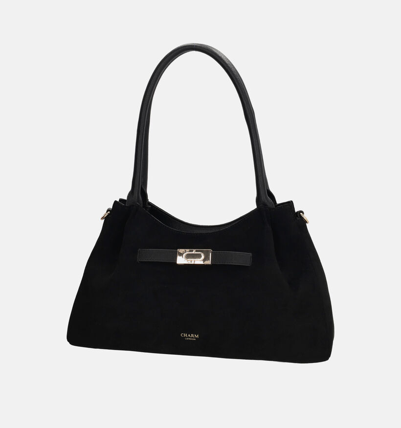 Charm London Dubai Sac &agrave; bandouli&egrave;re en Noir pour femmes (380944)