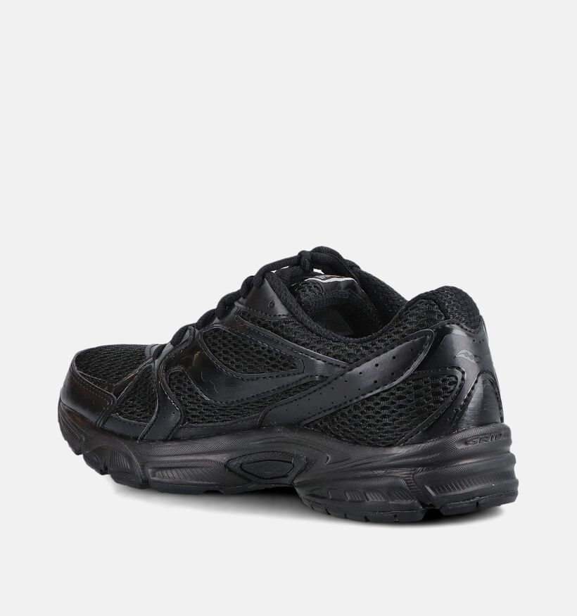 Saucony Ride Millenium Zwarte Hardloopschoenen voor dames (376603) - geschikt voor steunzolen