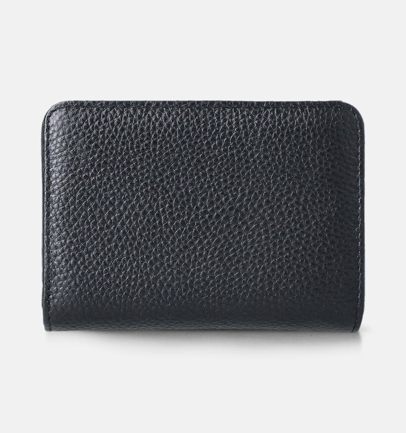 Crinkles Porte-monnaie zippé en Noir pour femmes (358080)