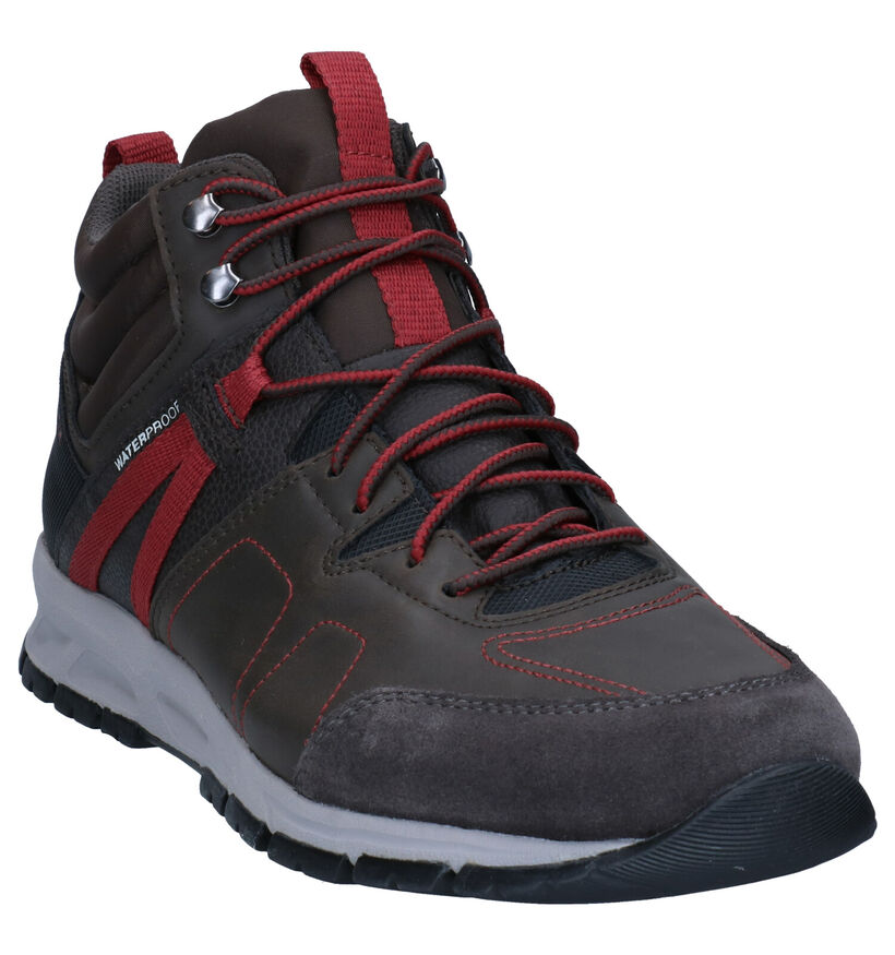 Geox Delray Chaussures de randonnée en Brun en cuir (298737)