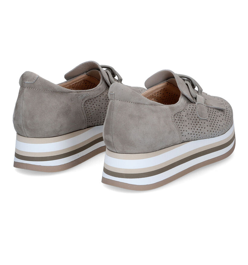 Softwaves Chaussures à enfiler en Taupe pour femmes (308388) - pour semelles orthopédiques