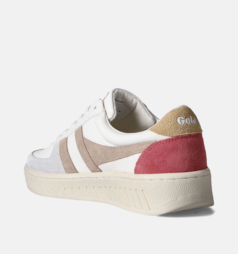Gola Grandslam Trident CLA415 Baskets en Beige pour femmes (351169) - pour semelles orthopédiques