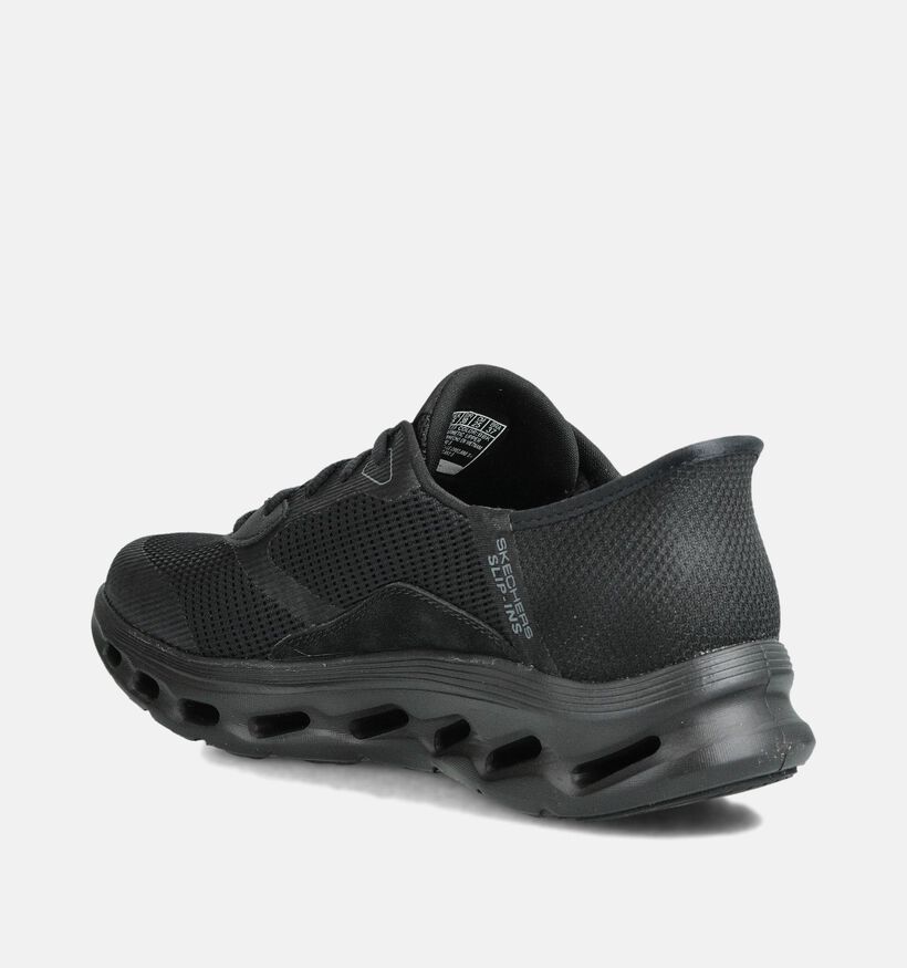 Skechers Go Walk Glide-Step 2.0 Chaussures plates en Noir pour femmes (360891)