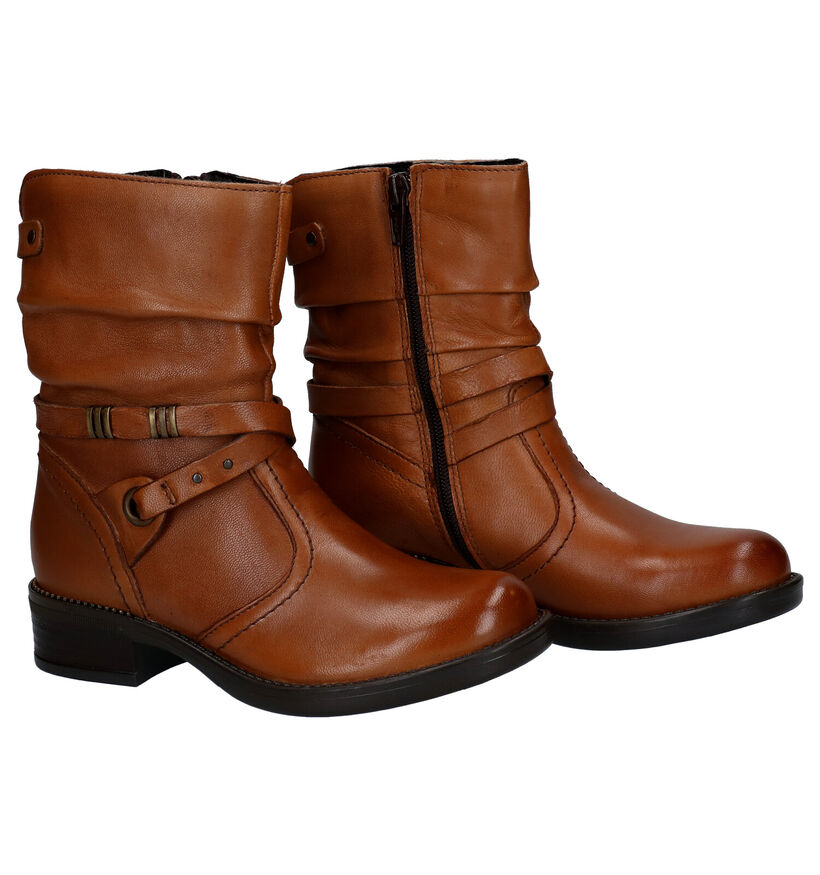 Loli Laly Melita Bottes courtes en Cognac pour filles (316336)