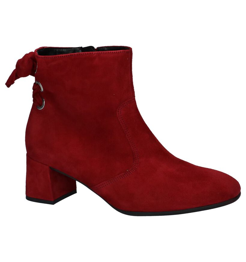 Gabor Bottillons en Rouge foncé en daim (231356)