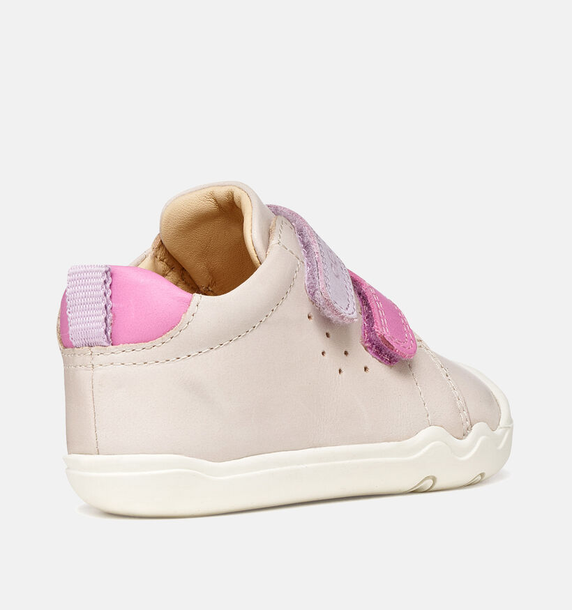 Geox Baskets pour b&eacute;b&eacute; en Rose pour filles (368443)