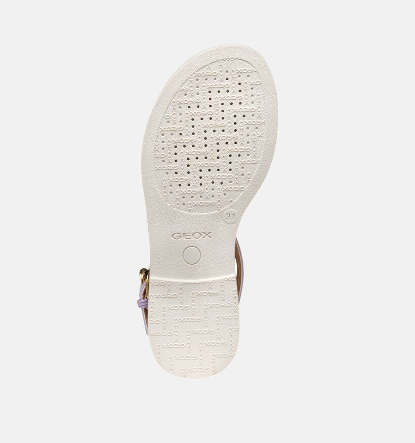 Geox Karly Sandales en Blanc pour filles (352940)