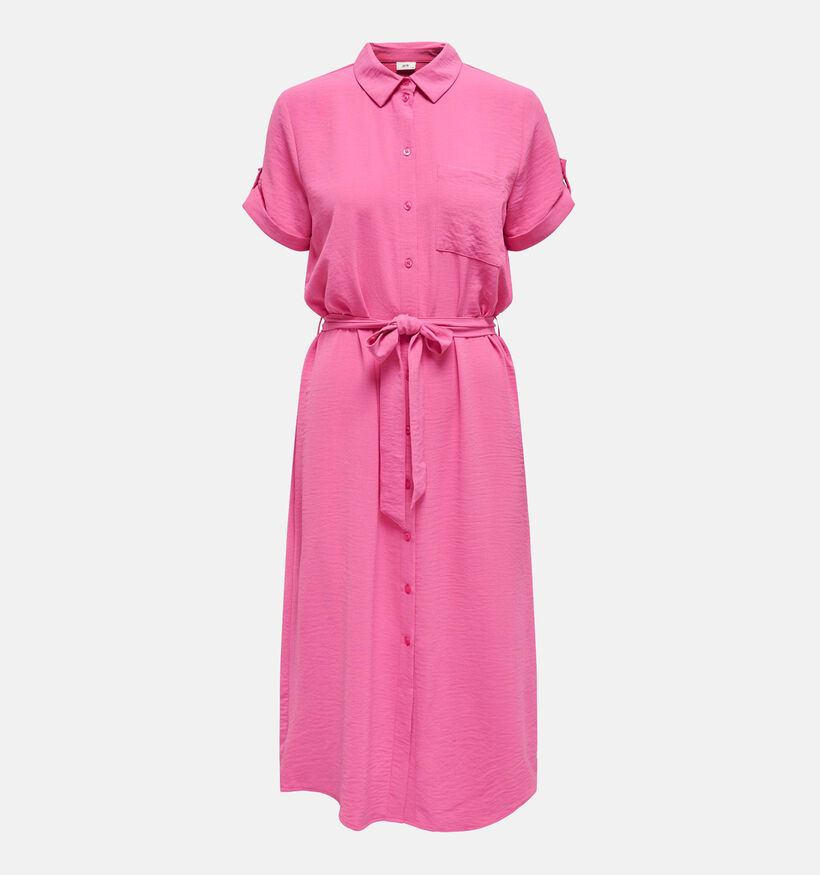 JDY Lion Midi Robe chemise en Rose pour femmes (335421)