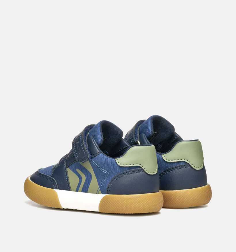 Geox Gisli Baskets pour b&eacute;b&eacute; en Bleu fonc&eacute; pour gar&ccedil;ons (368451) - pour semelles orthop&eacute;diques